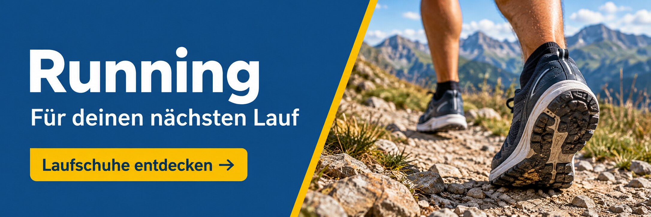 Laufschuhe Banner