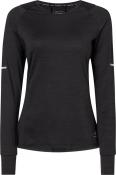 Da.-Langarmshirt Evii L/S W BLACK/ORANGE 